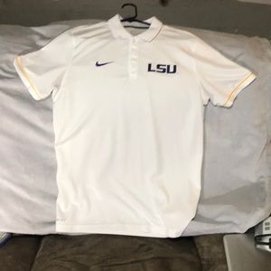 Nike Dri fit LSU polo